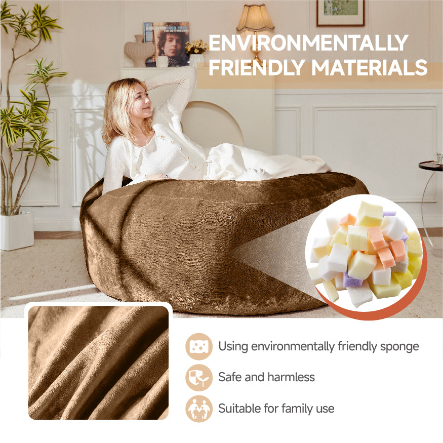 3FT Bean Bag Chair, Sofa for Adults, Soft & Comfortable, Reading Chair