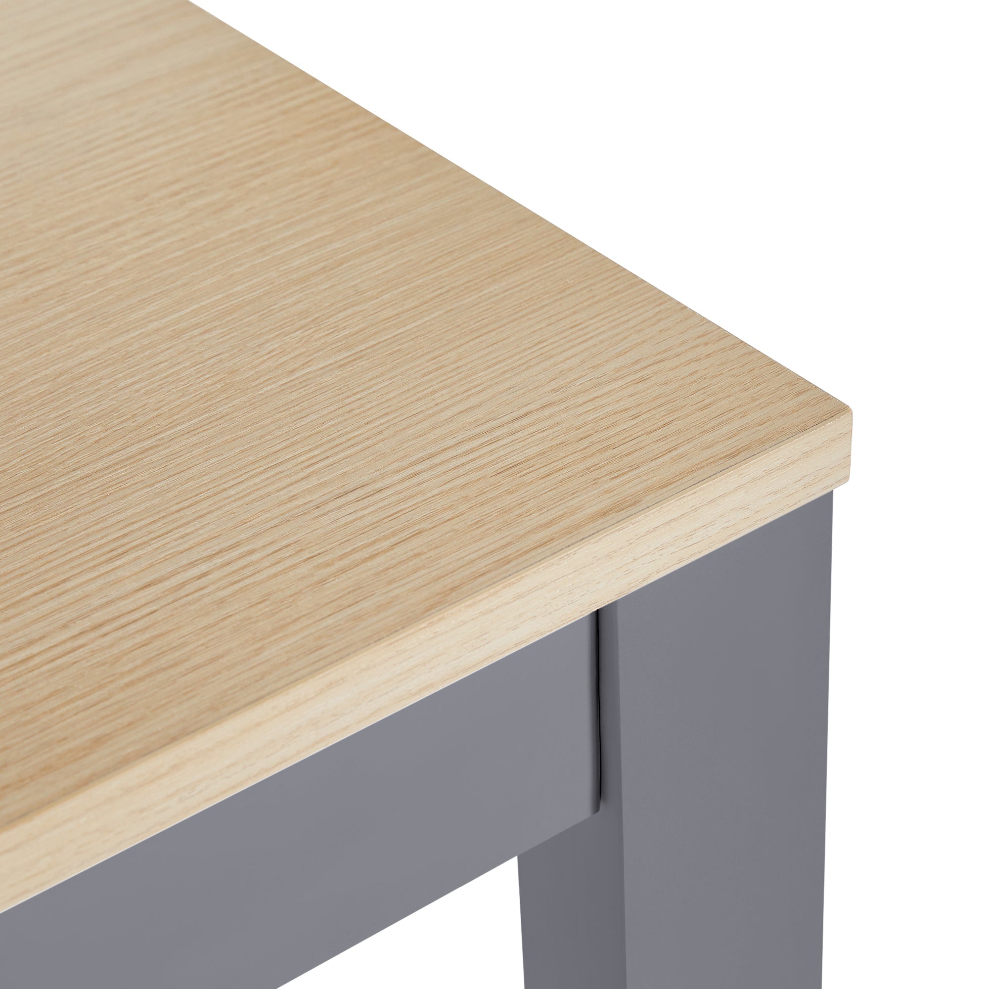 Extendable Bar Table Dining/Bistro with Storage and Shelves Grey