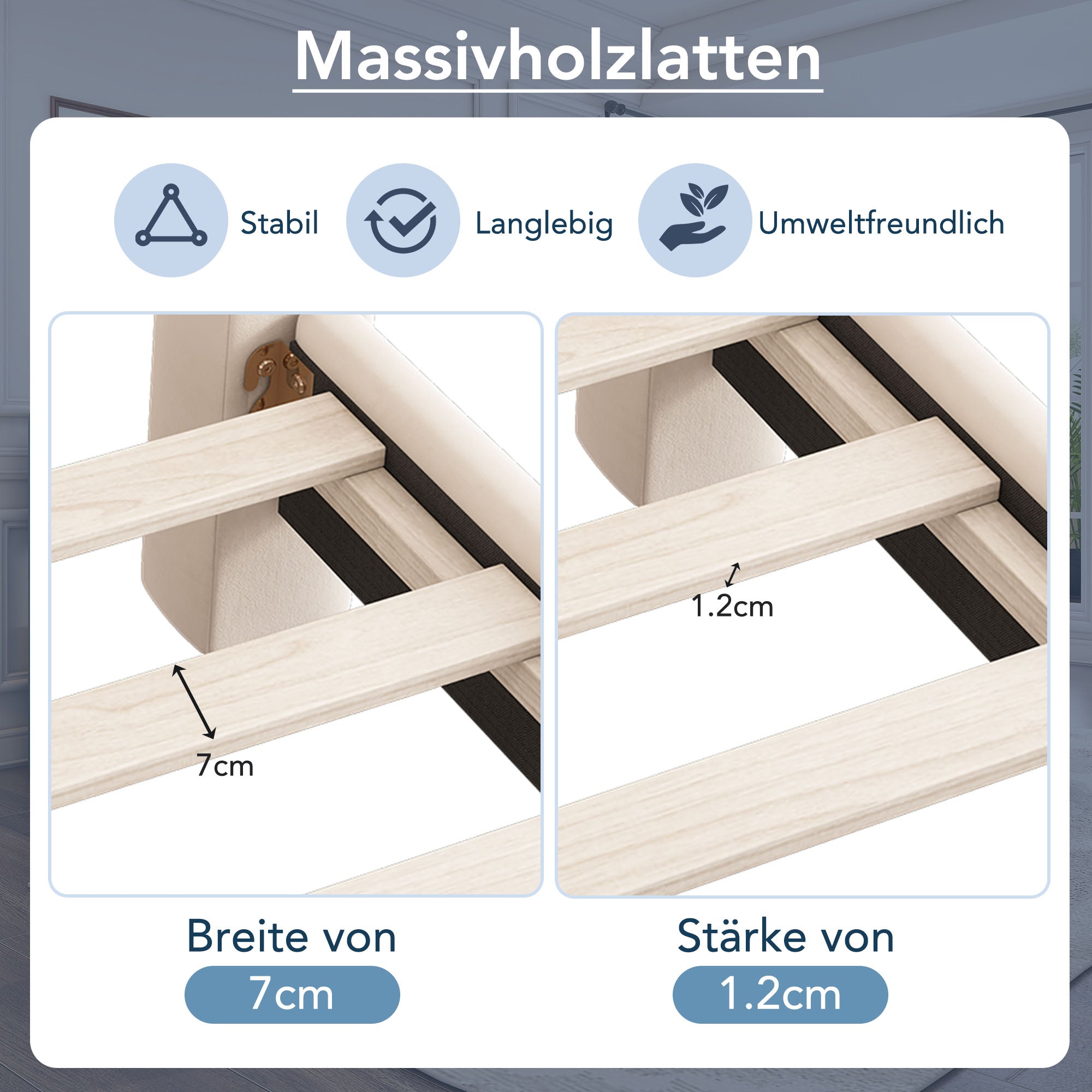 Upholstered Bed 180x200cm Slatted Base Fan-Shaped Headboard Beige Velvet