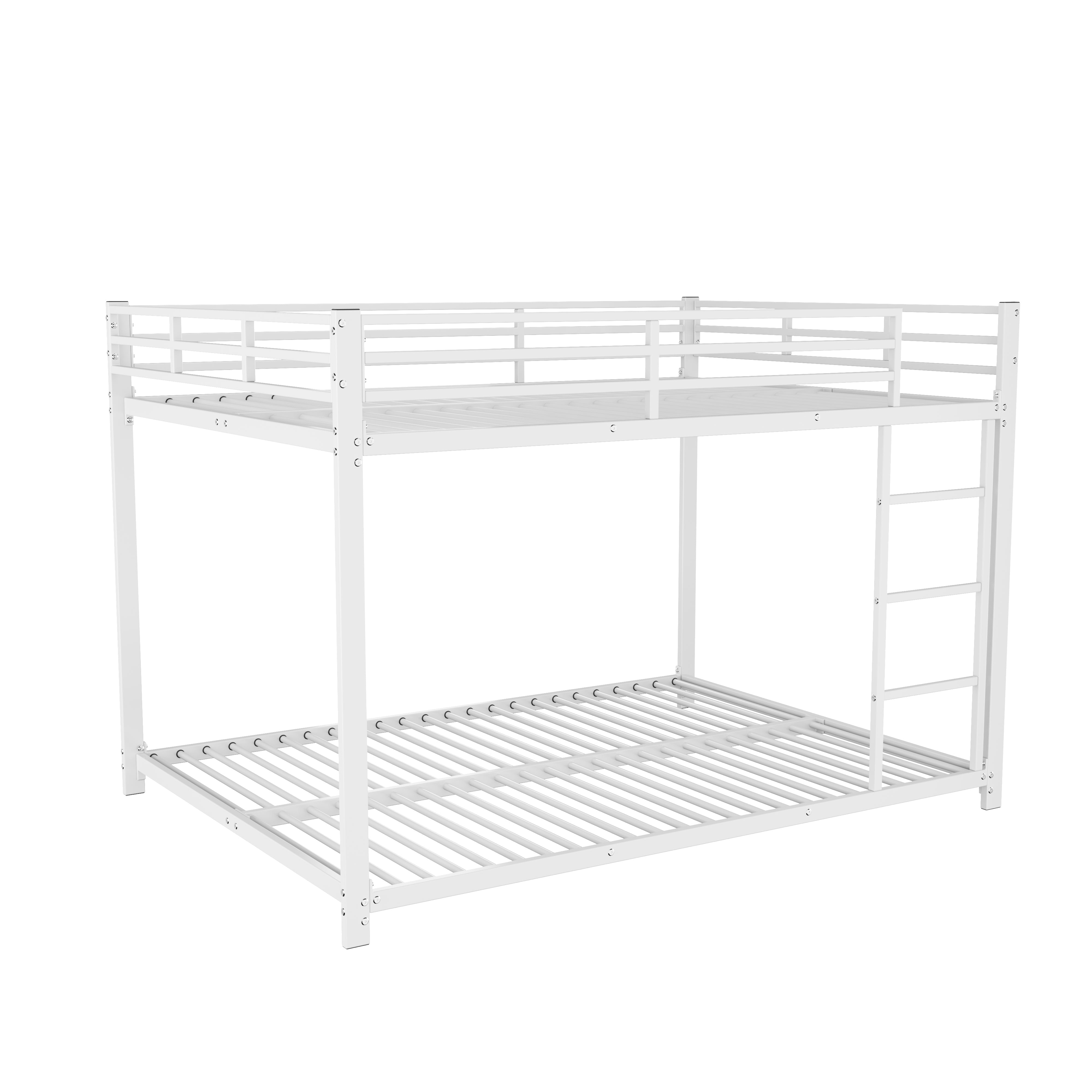 Bunk Bed 140x200cm Classic Iron Frame - White