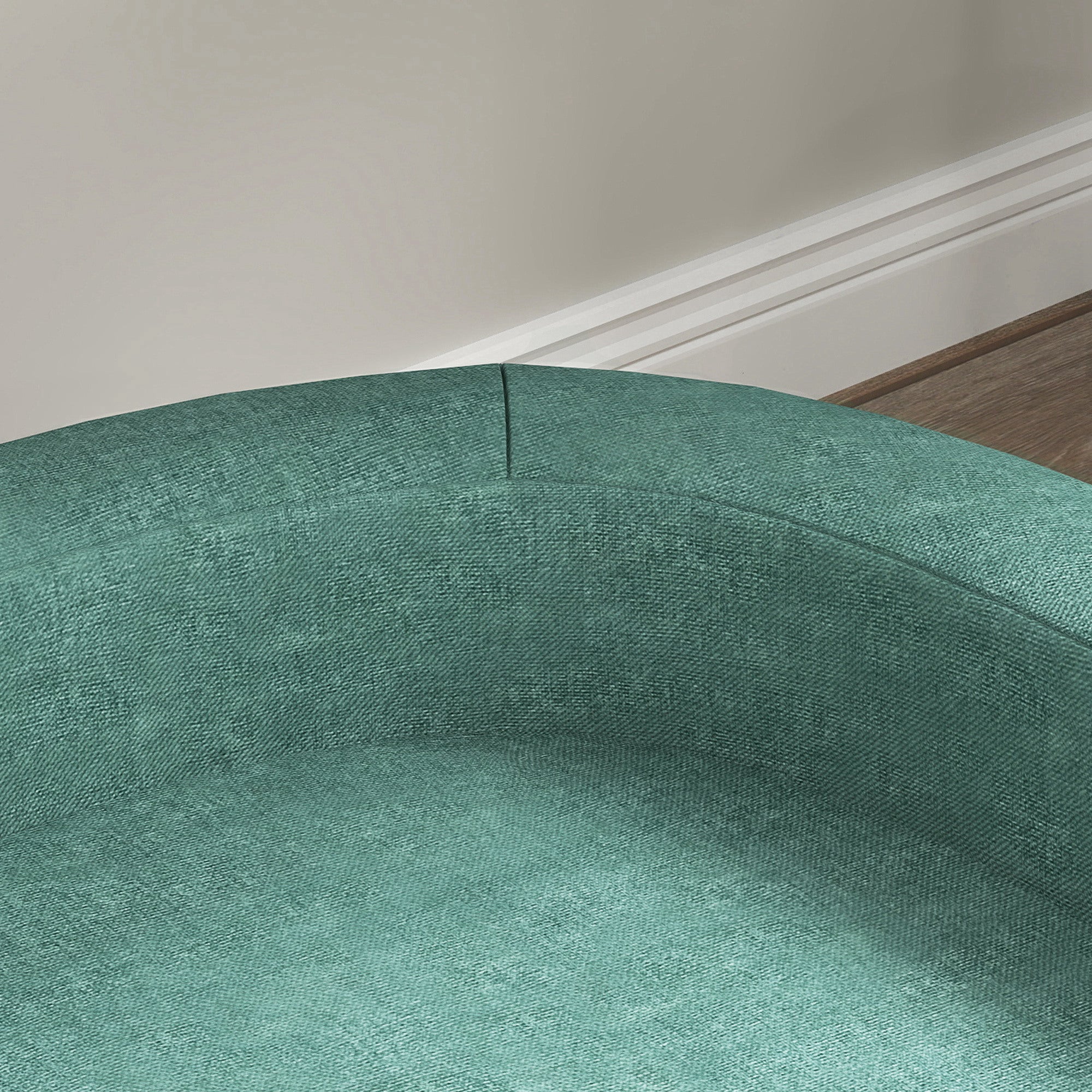 Dog Sofa - Pet Sofa with Cushion, Wooden Legs, Green