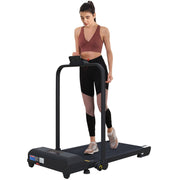 2.5HP Walking Pad Treadmill, Folding Under Desk Walking Machine, 1-10km/h with Remote Control