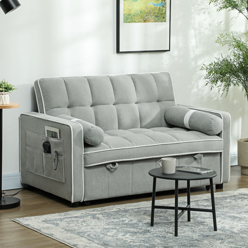 Single pink bed with storage
