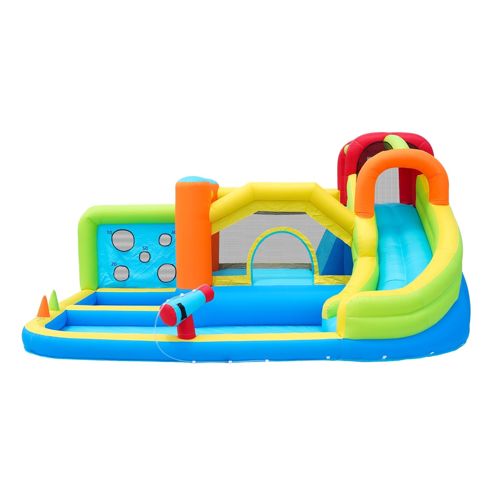 Bouncy Castle with Blower, Multifunctional Water and Trampoline Park