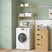 Toilet Shelf, 3 Tiers Space Saving, Natural Wood
