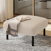 Premium Corduroy Stool - Metal Frame, Velour Cover - Corduroy
