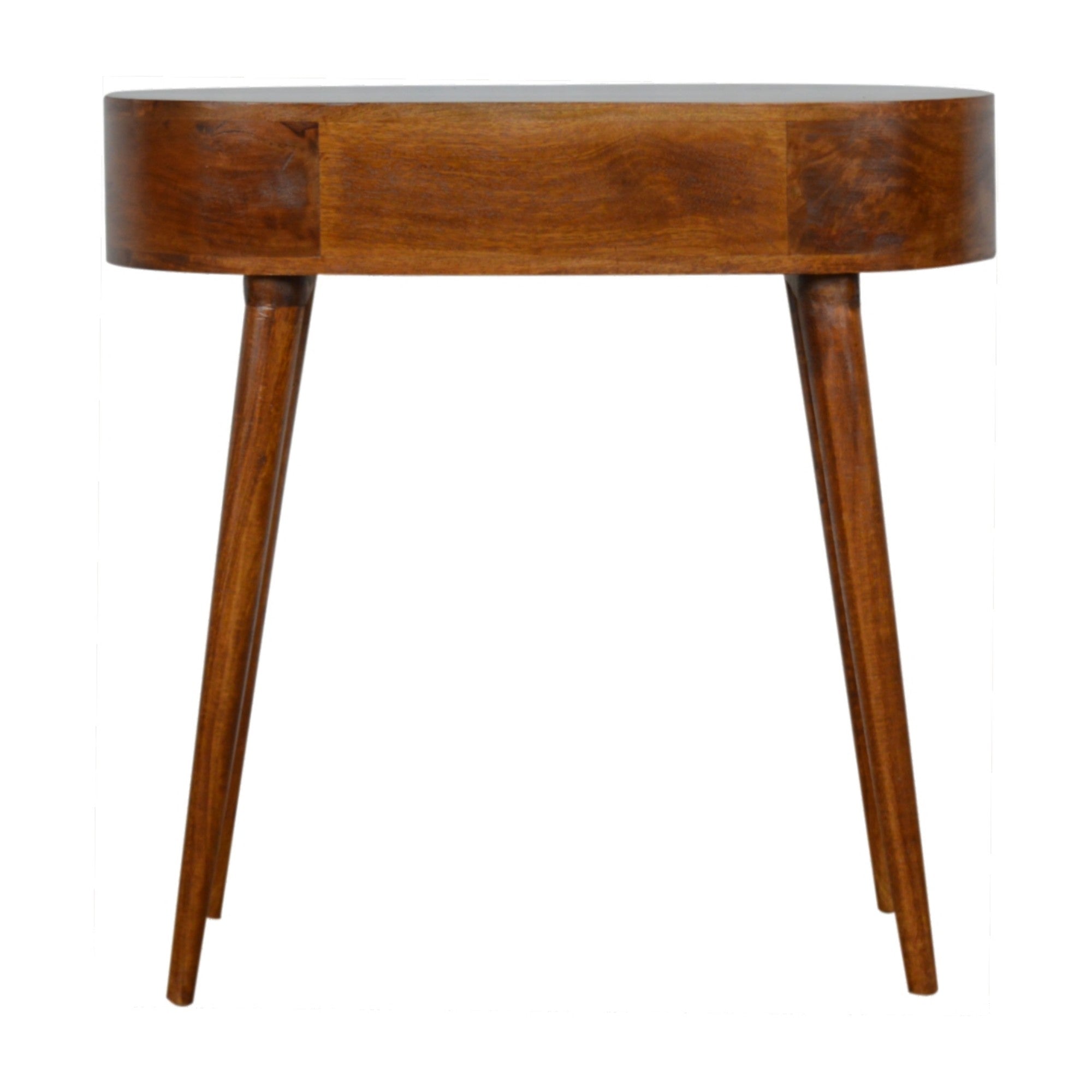 Albion Console, 1 Drawer, Solid Wood Dark Brown