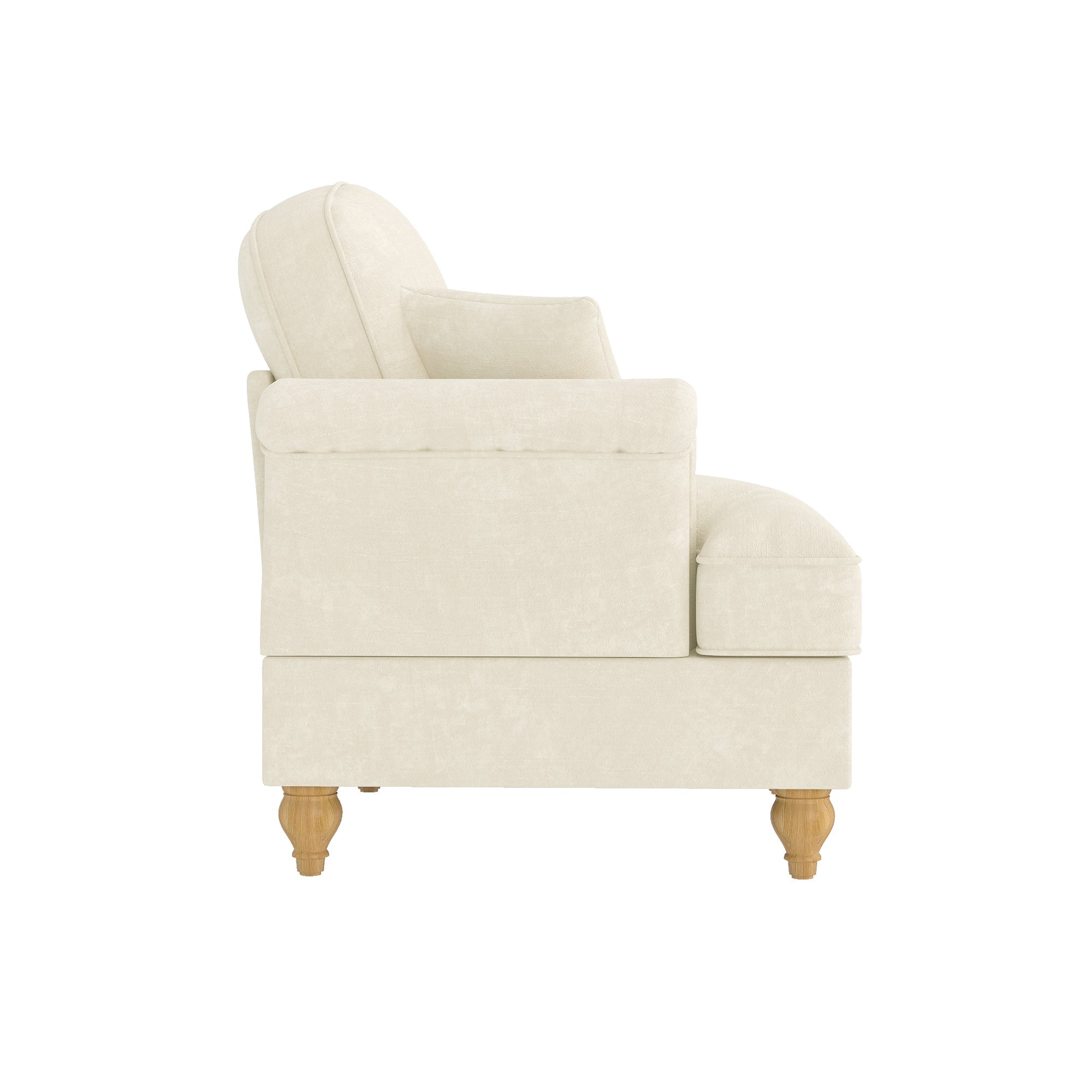 Windsor Sofa LSF 1 Cushion Chenille White