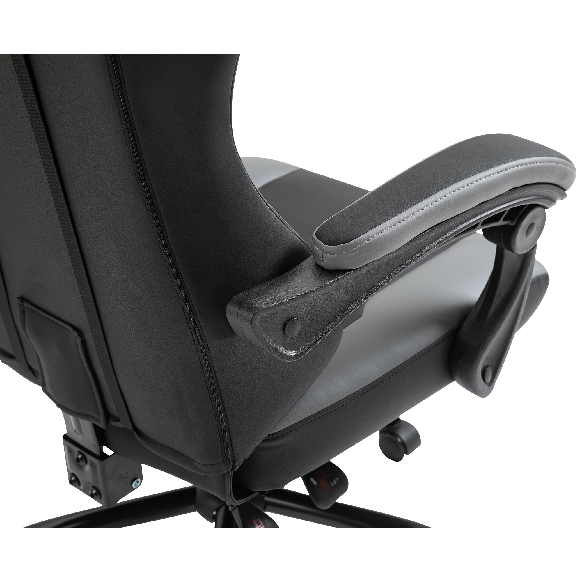 Vinsetto Gaming Chair, Ergonomic, Height-adjustable, Black