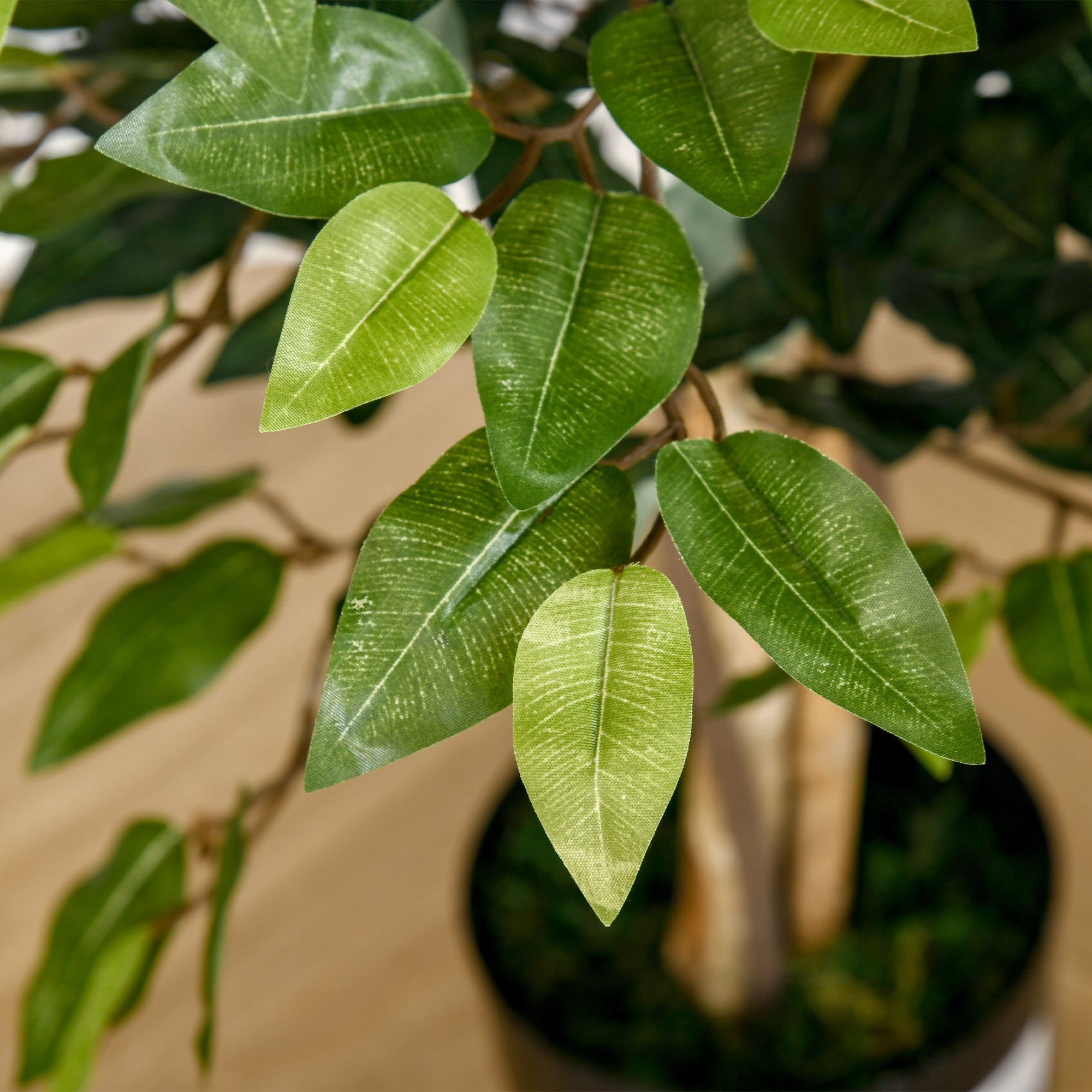 Artificial Ficus Tree 150cm Indoor/Outdoor Plastic Pot