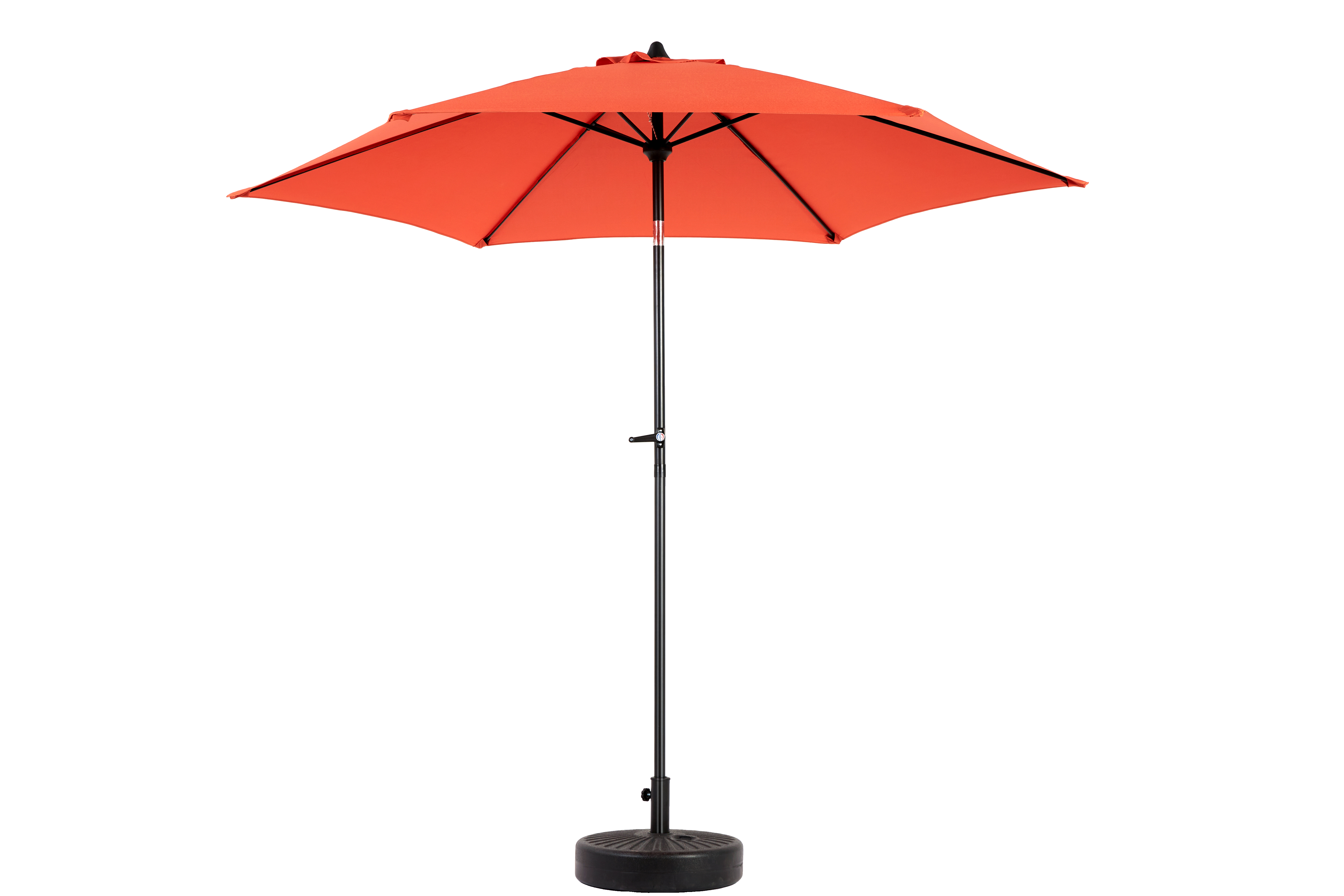 Outdoor Umbrella 9 Ft Double Sided Rectangular with Crank, Orange