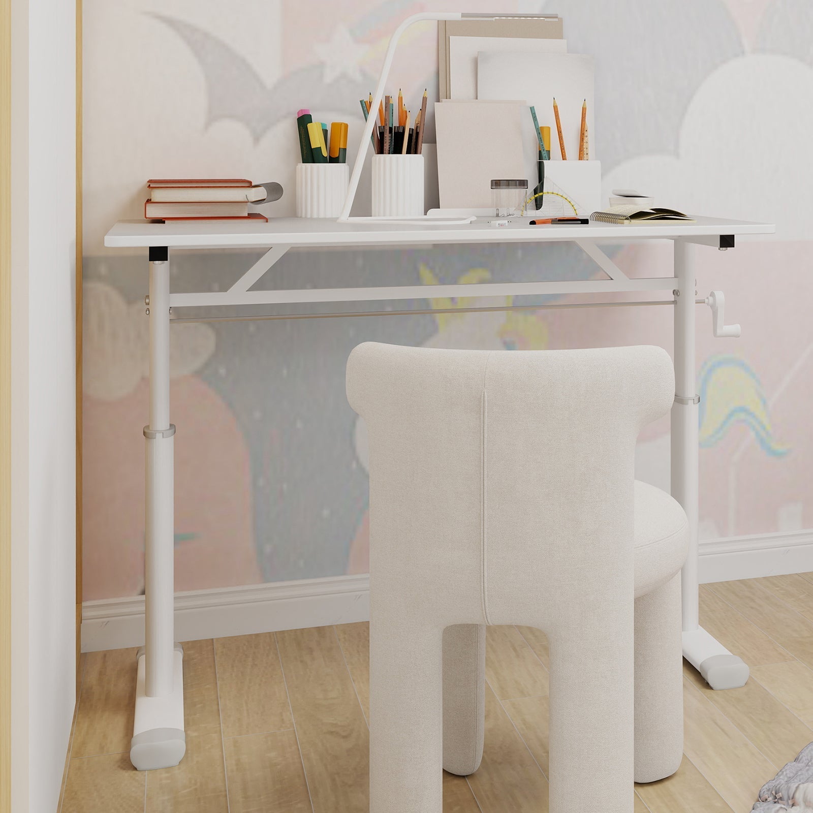 Adjustable Study Desk – Height-Adjustable, Multi-Purpose, Compact