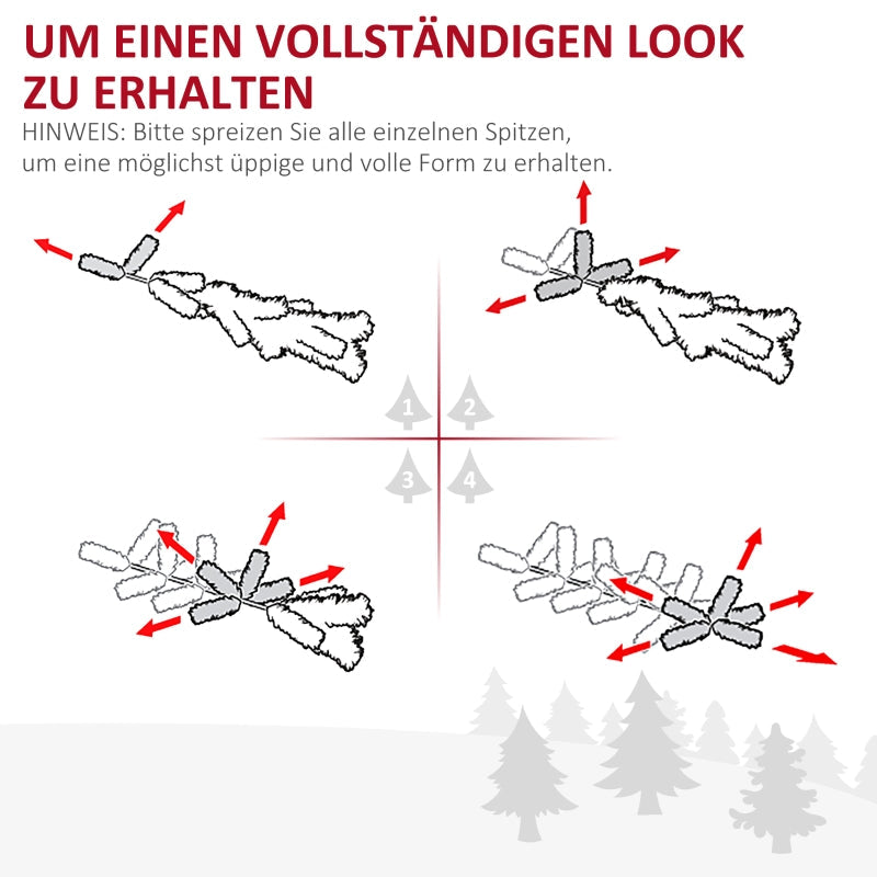 Christmas Tree, Artificial Fir, 1.5m, Green