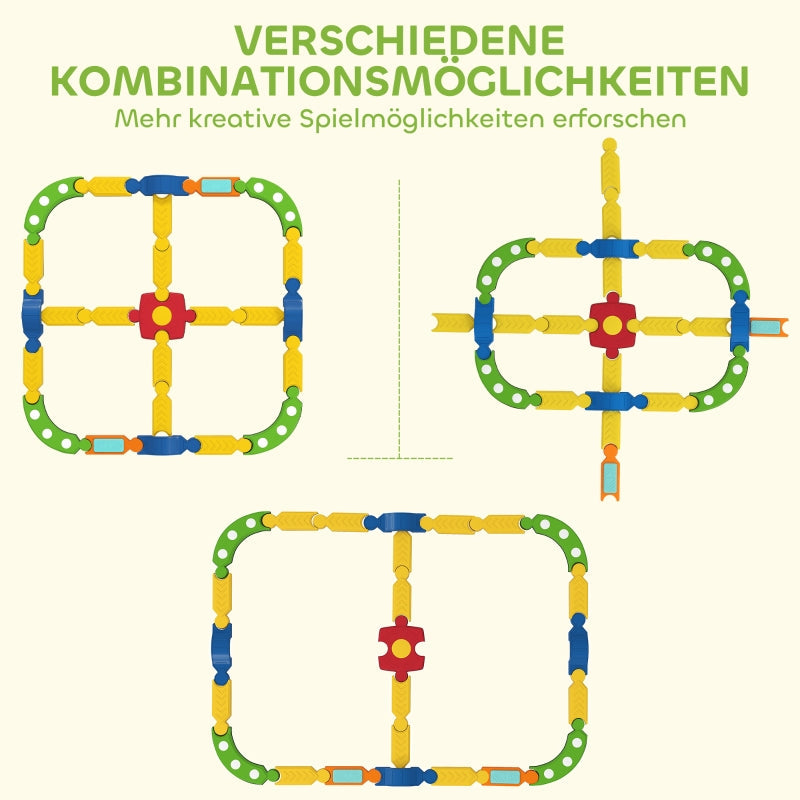 Children's Balance Beam with Interactive Non-Slip Frame, Colorful Plastic