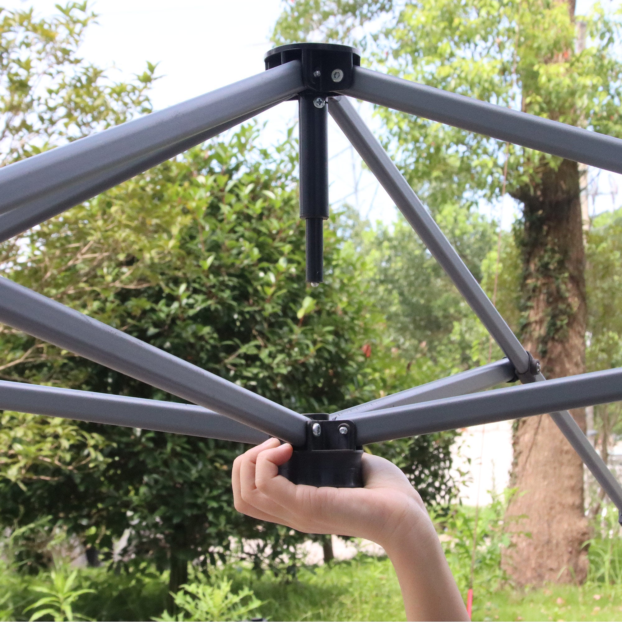 3 x 3M Pop Up Gazebo UPF 50+ Foldable Height Adjustable with Carrybag, White