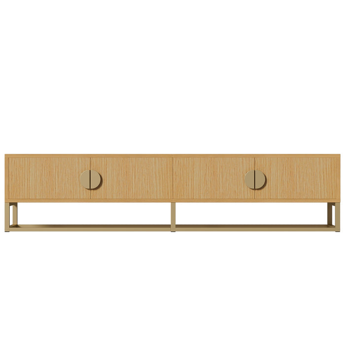 TV Cabinet 180 cm, Wood Grain Finish