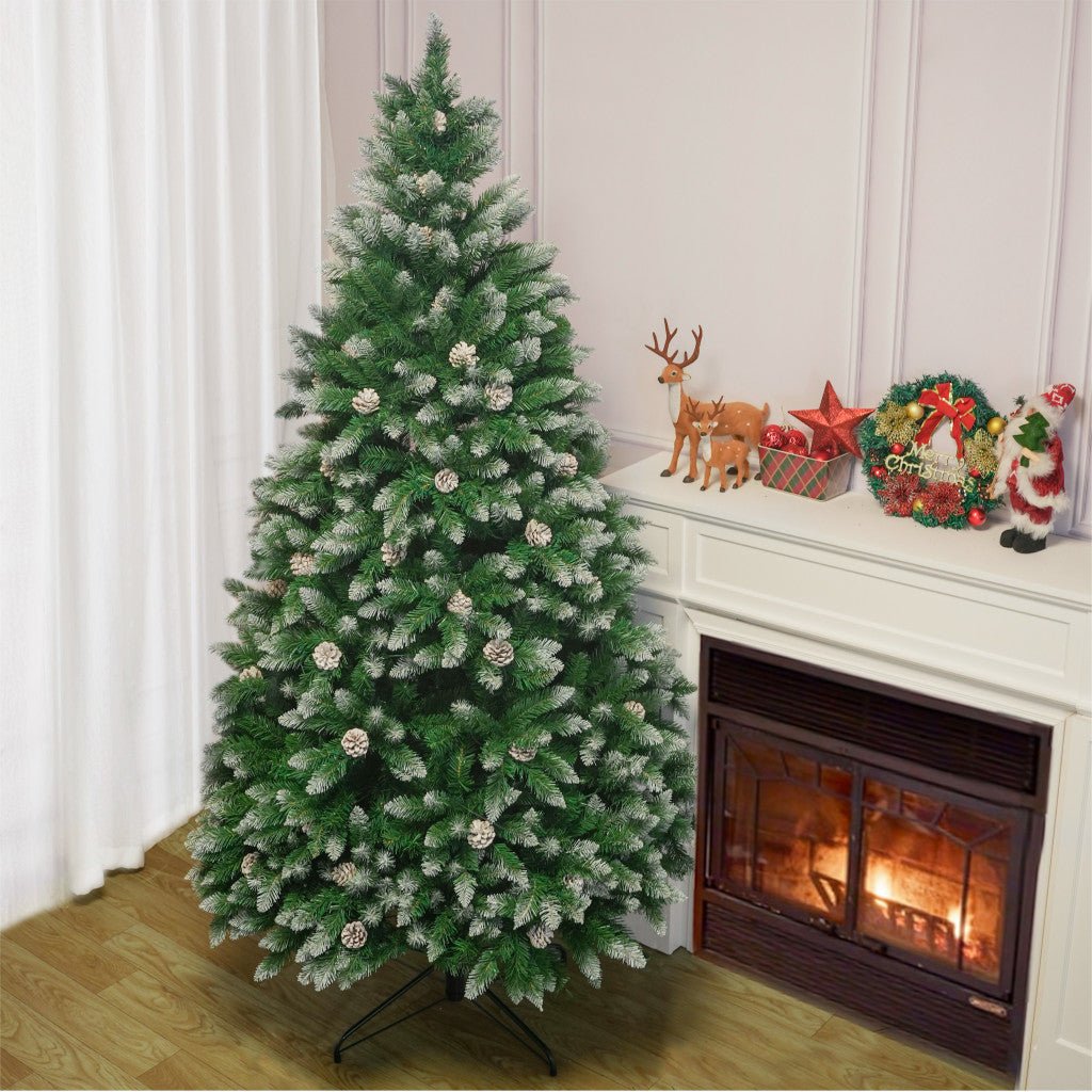6ft Frosted Pinecone Christmas Tree - Rathwood Store