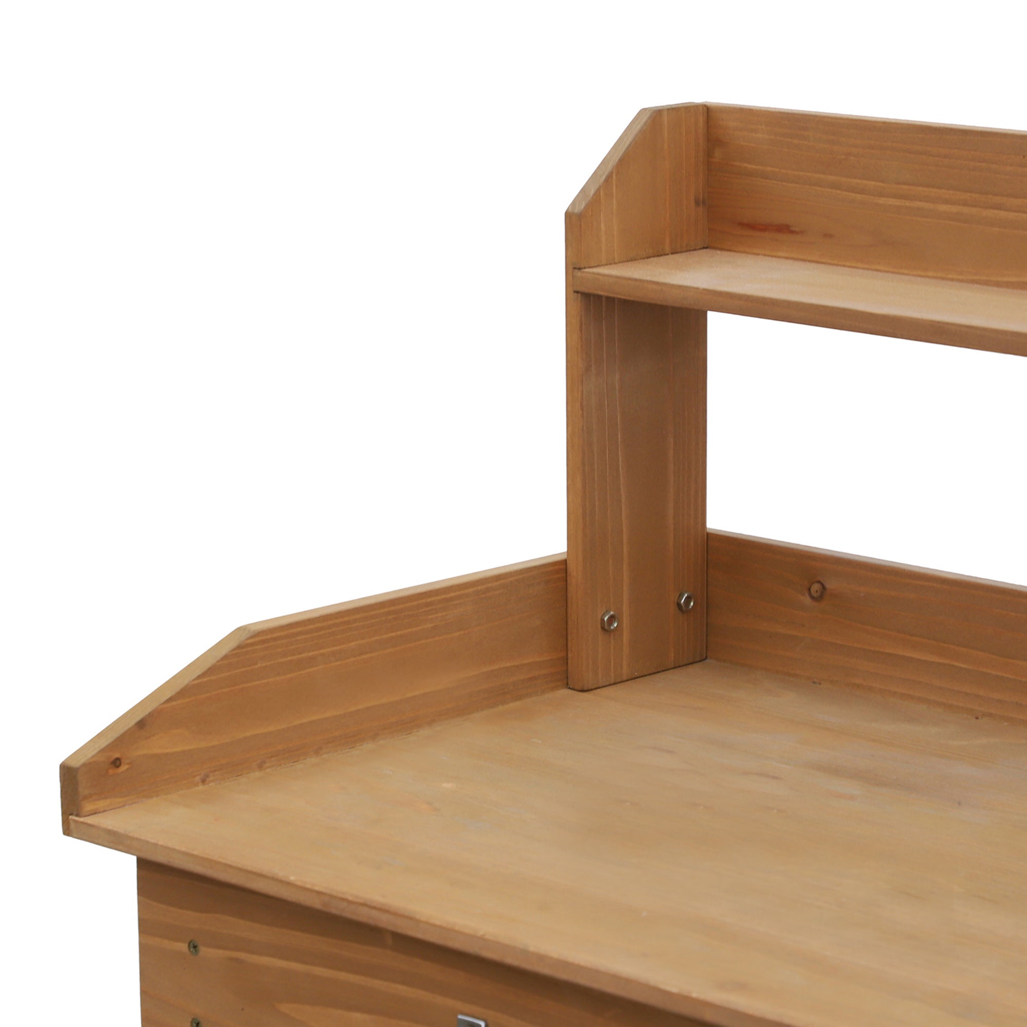 Planting Table with Tub for Gardening & Plant Care, Fir Wood