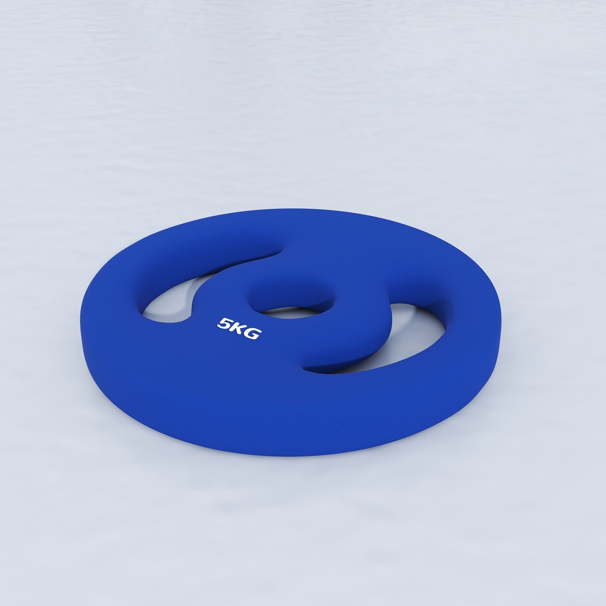 Dumbbell Weight Plates 2x5kg for 2.5cm Barbell, Blue