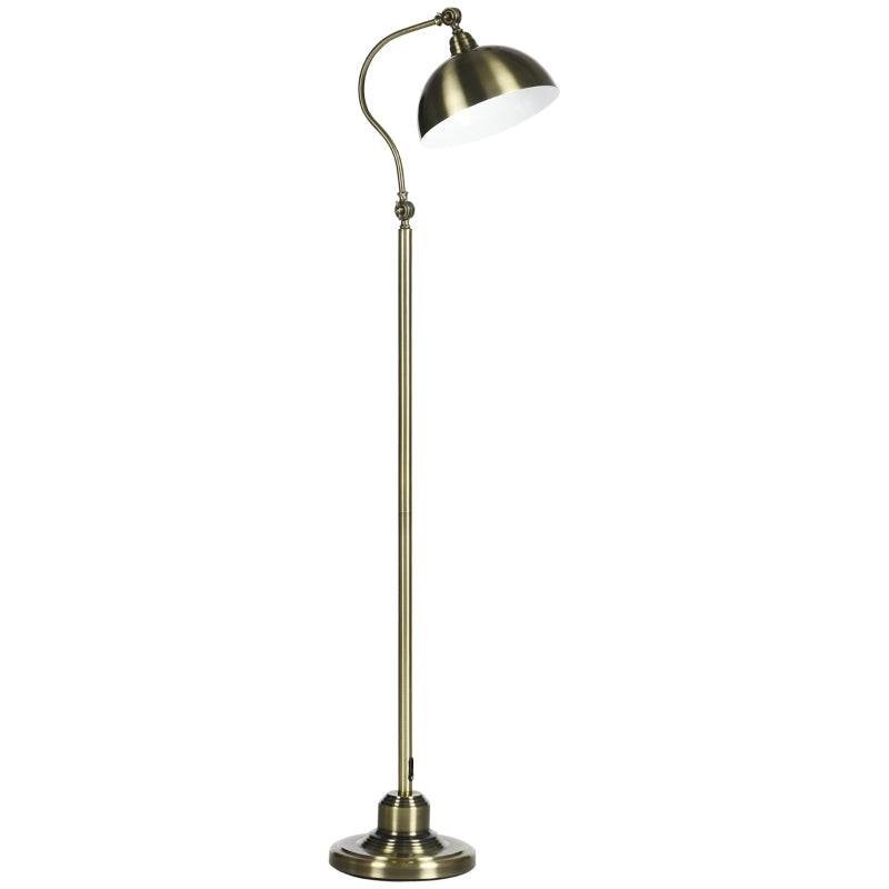 Floor lamp arc lamp adjustable lampshade E27 brass look