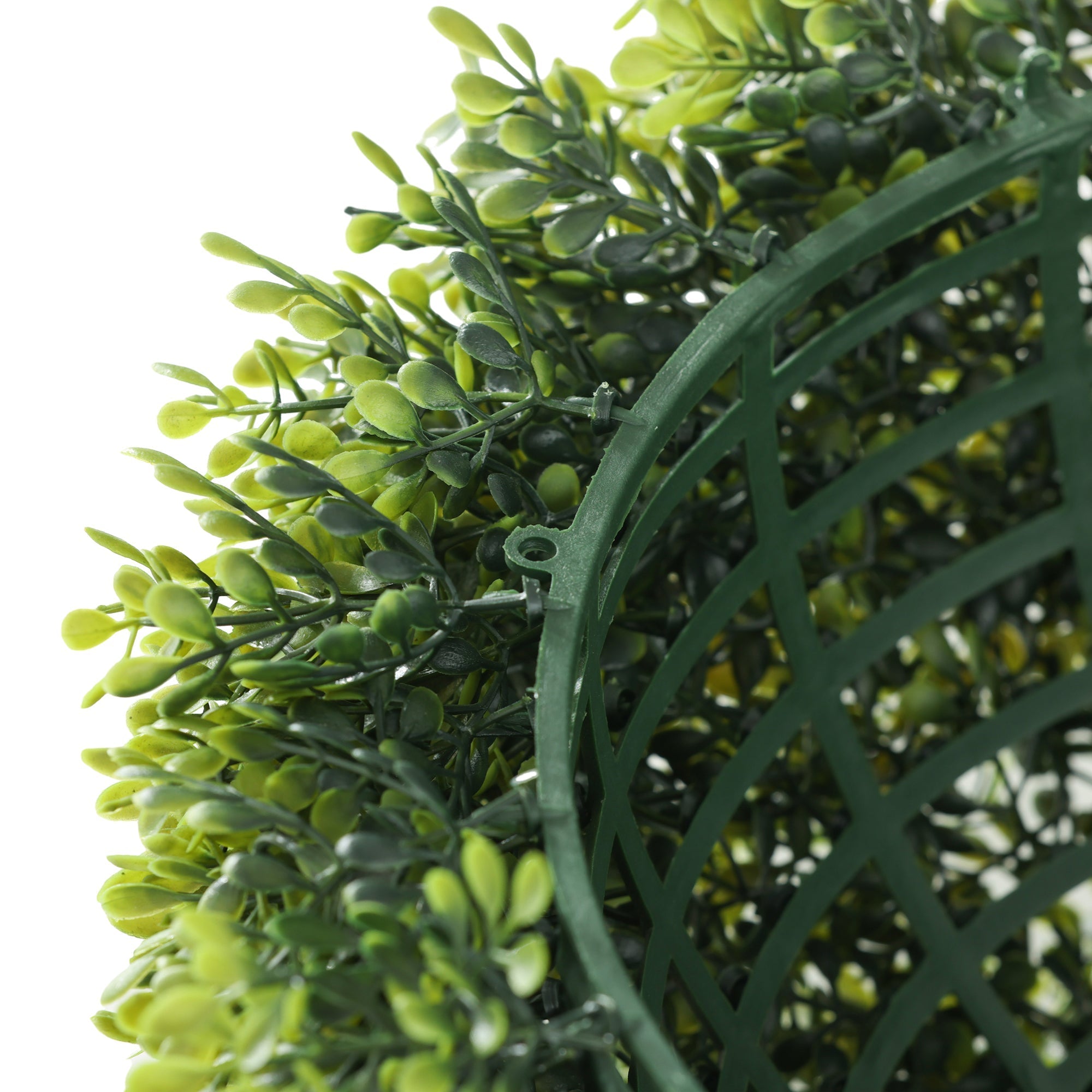 Artificial Boxwood Balls, Set of 2, 40 cm Fake Plastic Plants