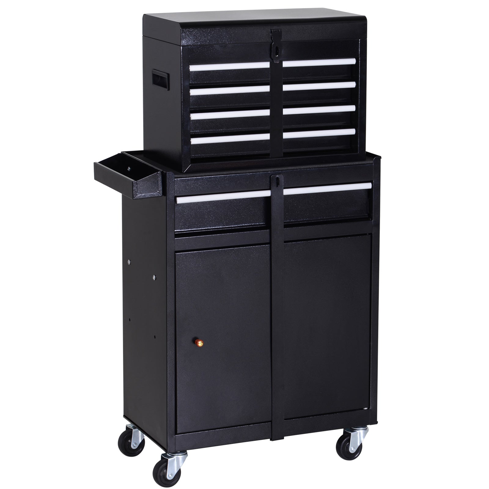 DURHAND workshop trolley, 5 drawers, 360° casters, mobile & space-saving, metal