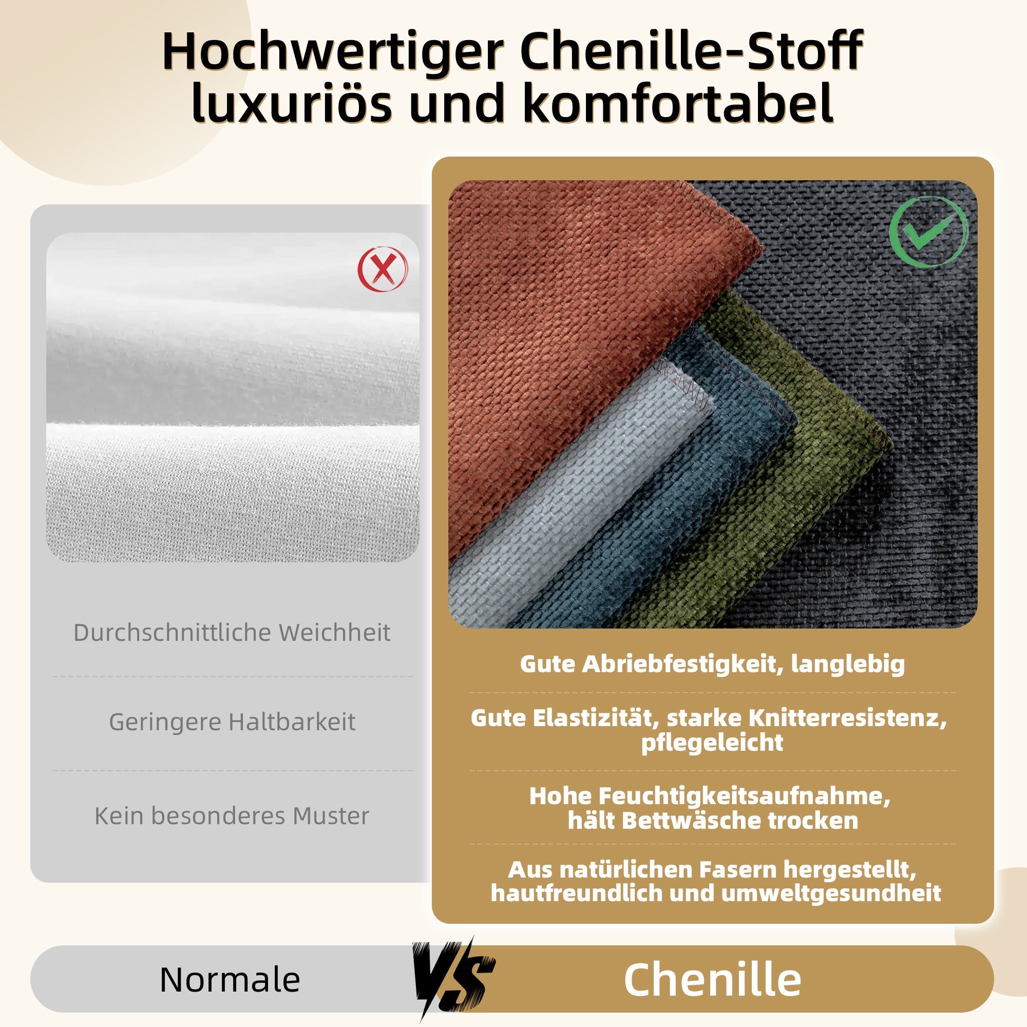 Upholstered Double Storage Bed with Mood Lighting, 160x200cm, Grey Chenille