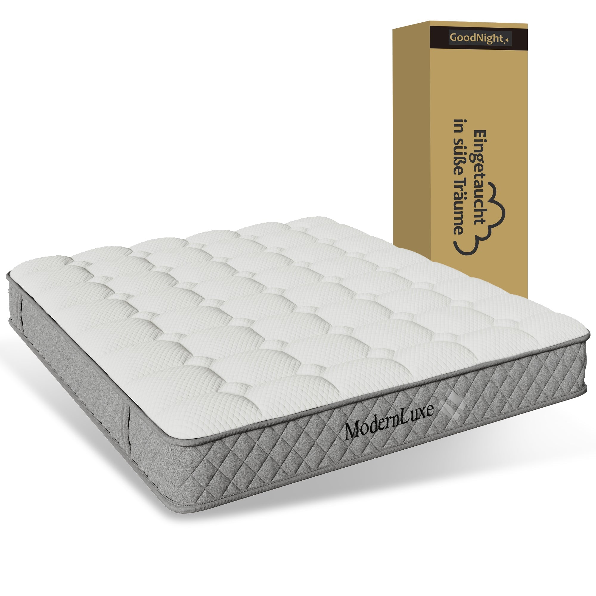 Orthopedic cold foam mattress 120x200 cm 7-zone pocket spring core H3 medium firm OEKO-TEX certified 20 cm height 4 handles vacuum packed