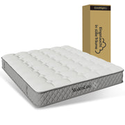 Orthopedic cold foam King mattress, 140x200 cm, 7-zone pocket spring core, H3 medium firm, 20 cm height, vacuum packed