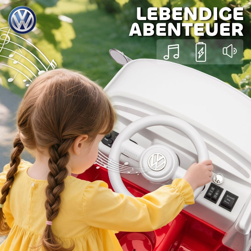 Children's Electric Car with 12V Dual Motor and MP3, Red
