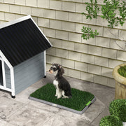 Dog Toilet, 2 Grass Mats, Potty Training, Indoor Outdoor, Green