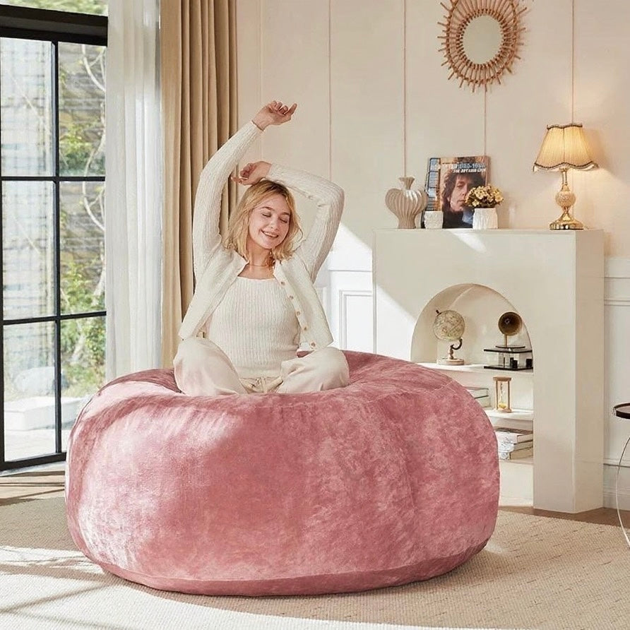 6FT Bean Bag Chair Sofa for Adults, Soft Comfortable Reading Chair