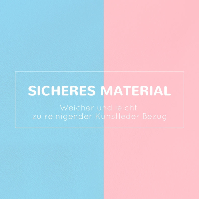 Climbing and Sliding Toy, Motor Skills, Artificial Leather, Pink + Blue