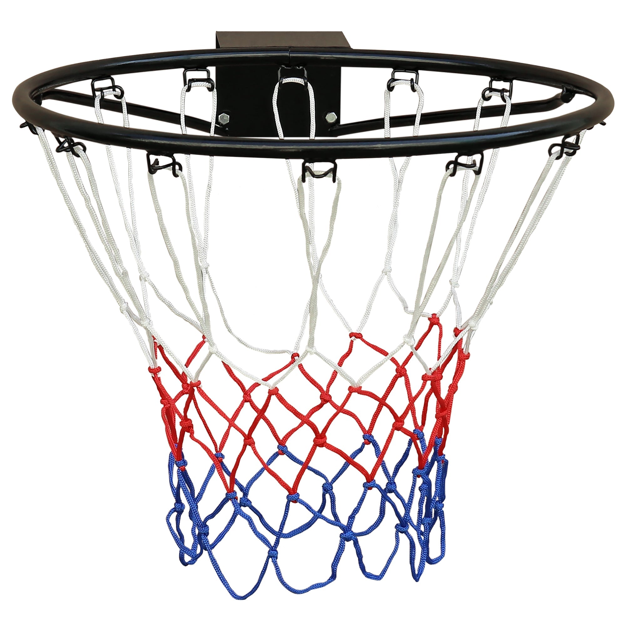 Basketball Rim, Durable Steel Weather-Resistant, Black