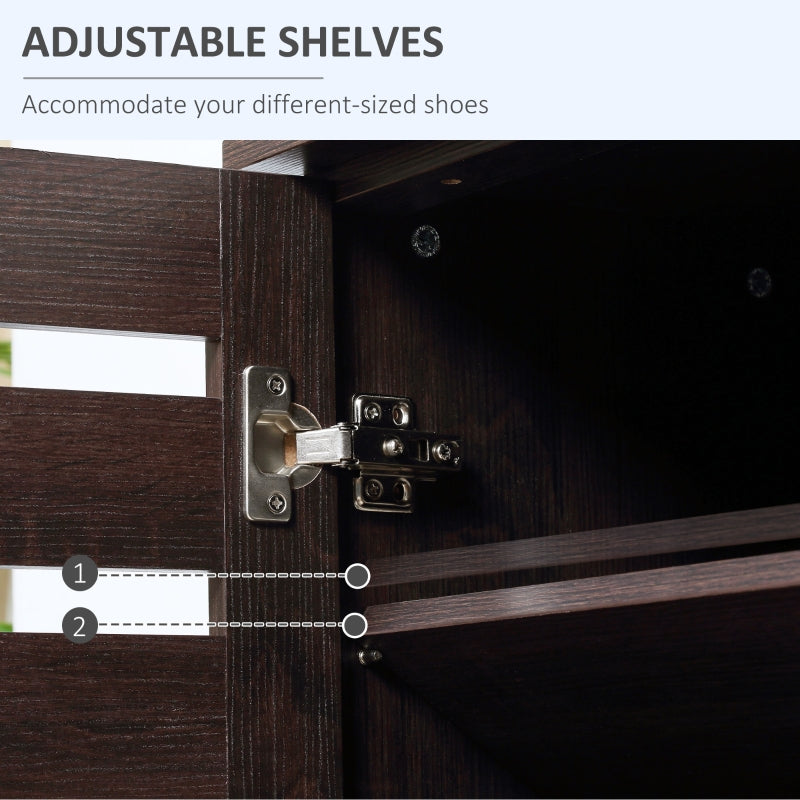 Shoe Storage Cabinet, 15 Pair Capacity, Wood-Effect