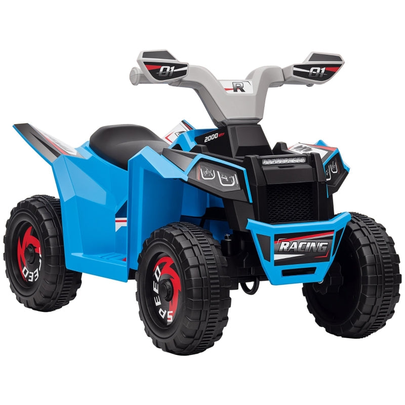 Electric Children's Quad 2.5 km/h Forward & Reverse Gears Blue