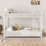 Bunk Bed 140x200cm Classic Iron Frame - White