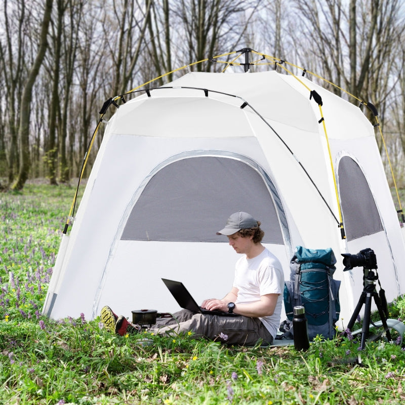 Kuppelzelt, 4 Personen, leicht, wasserdicht, UV 50+