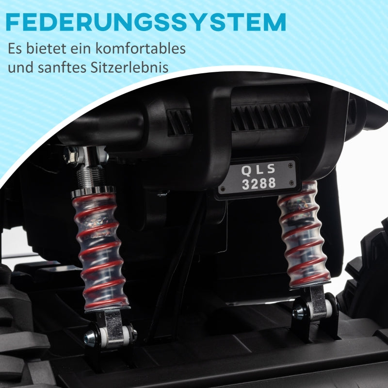 12V Children's Vehicle with MP3 Player and Headlights, Orange