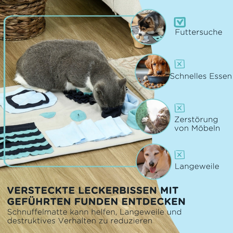 Schnüffelmatte, Anti-Schling-Napf, Samt
