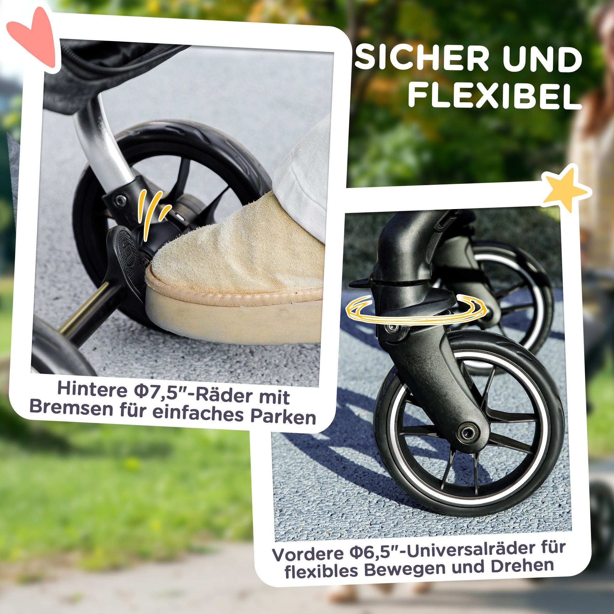 Dog Stroller, Lightweight Foldable with Cushion & Mesh, Aluminum Gray