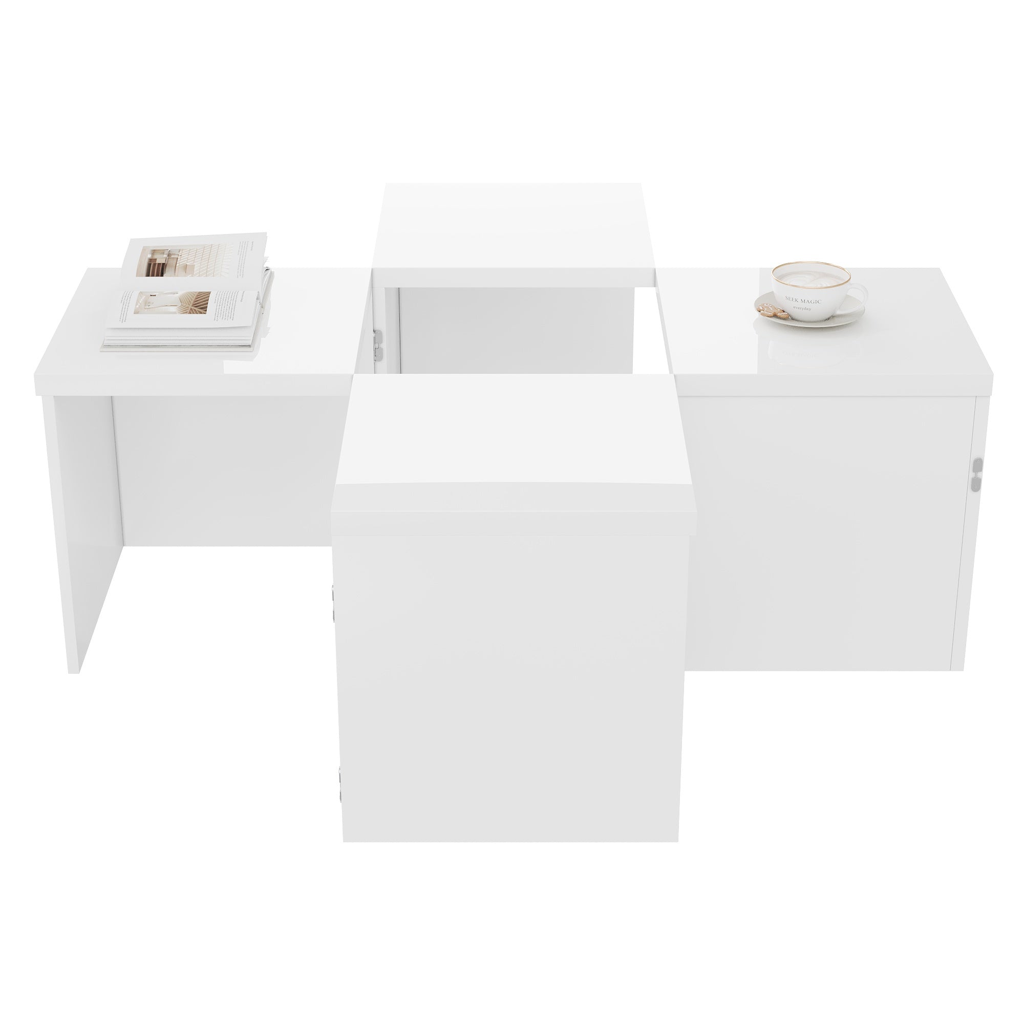 Coffee Table, DIY High Gloss Free Combination