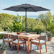 Parasol, Ø 270 cm Foldable Travel Beach Umbrella