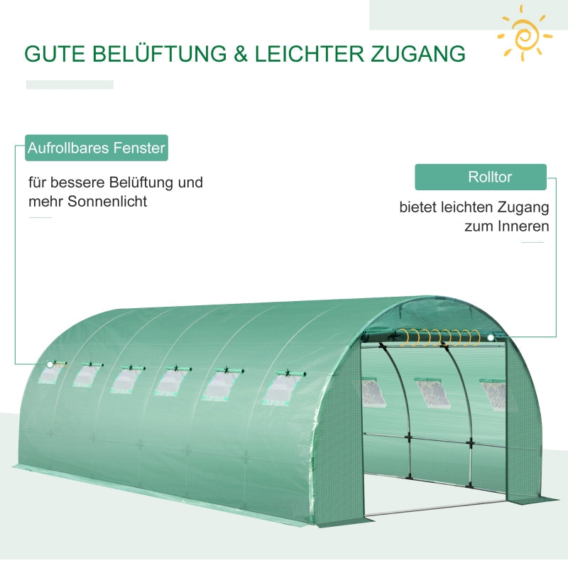 Greenhouse Film, Waterproof UV Protection PE, Green