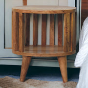 Ariella Single Shelf Bedside Open Shelf Solid Wood