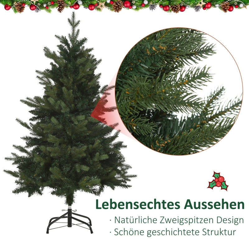 Weihnachtsbaum, künstliche Tanne, 1,2 m, Grün – RWHOME