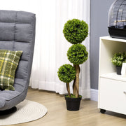Artificial Boxwood Tree 90 cm UV Protection, Light Green