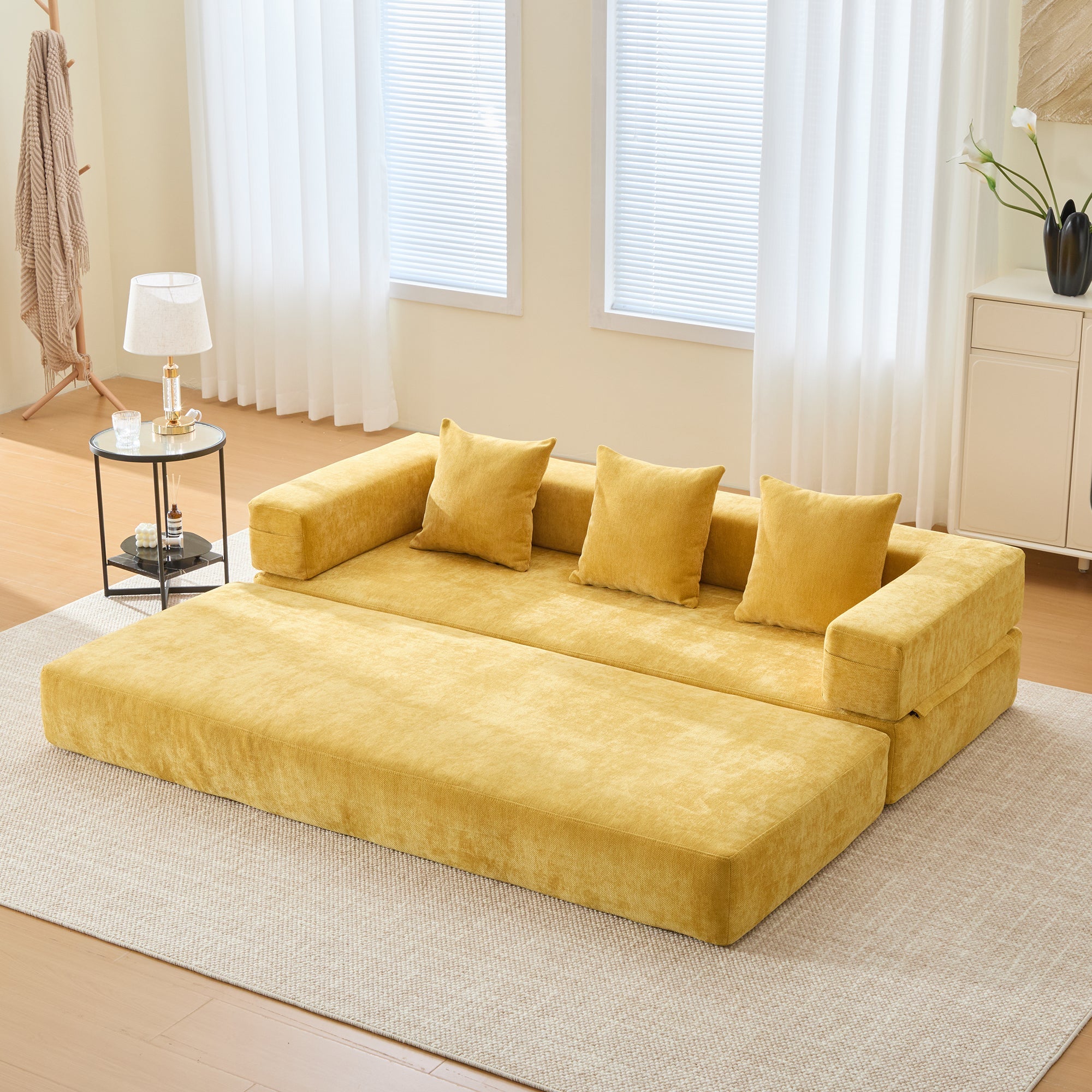 Modular Sofa, Super Soft Combinable Storage, Chenille Fabric