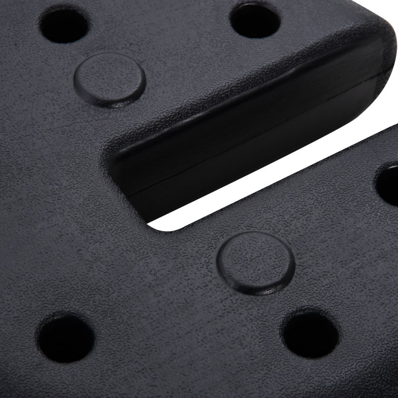 Party Tent Weight, Fillable 5 kg, HDPE Plastic Black