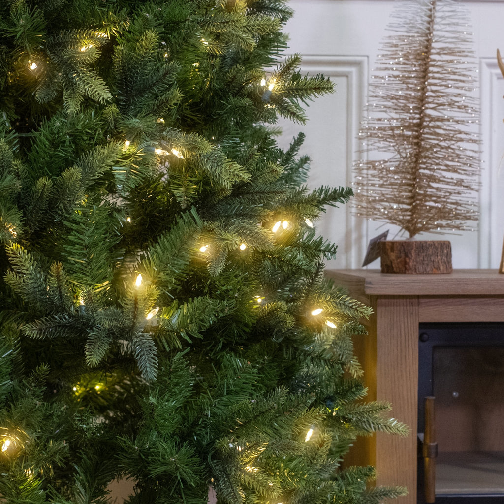 7ft Premium Prelit Slim Scots Pine Artificial Christmas Tree - Rathwood Store